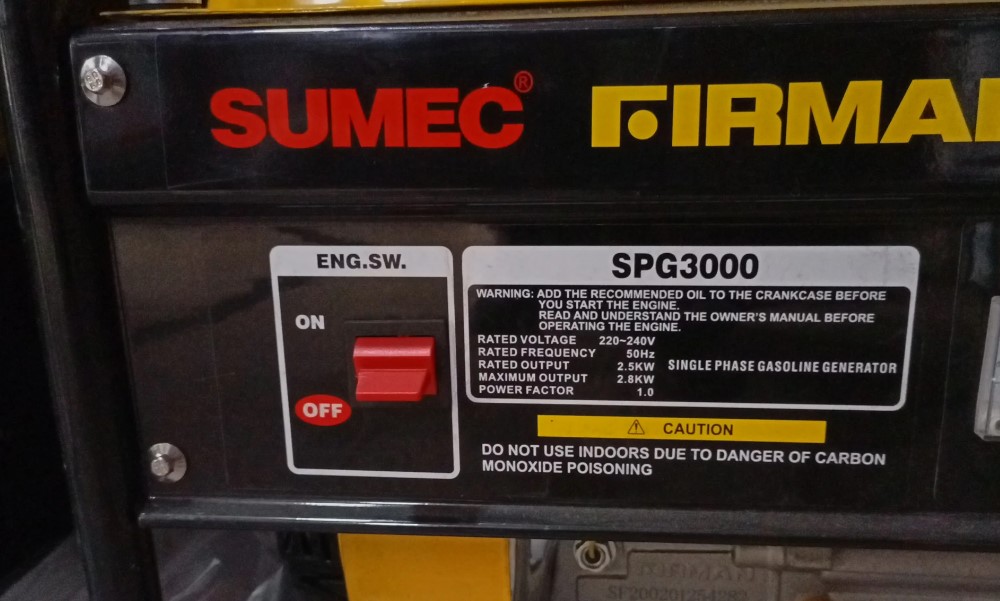 Konsumsi-Bahan-Bakar-yang-Baik-untuk-Generator-Sumec-3000-watt